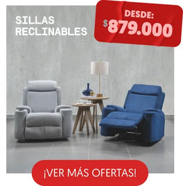 sillas reclinables desde $879.000