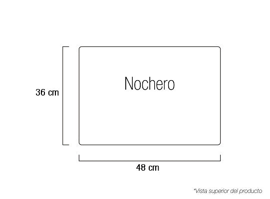 Mesa de Noche Tiana Champaña