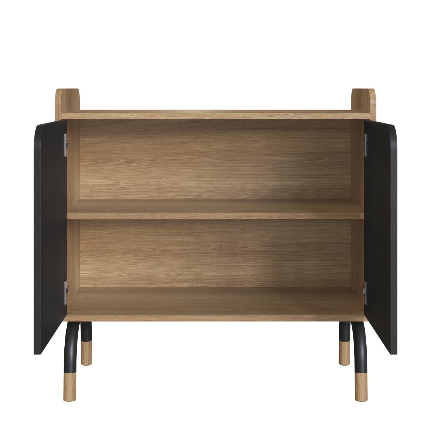 Biblioteca Baja Bilbao 80X78X36 Negro