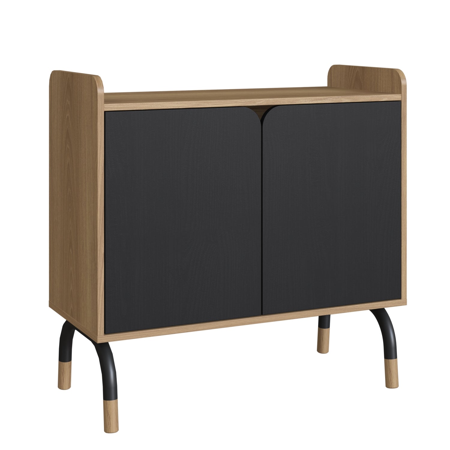 Biblioteca Baja Bilbao 80X78X36 Negro