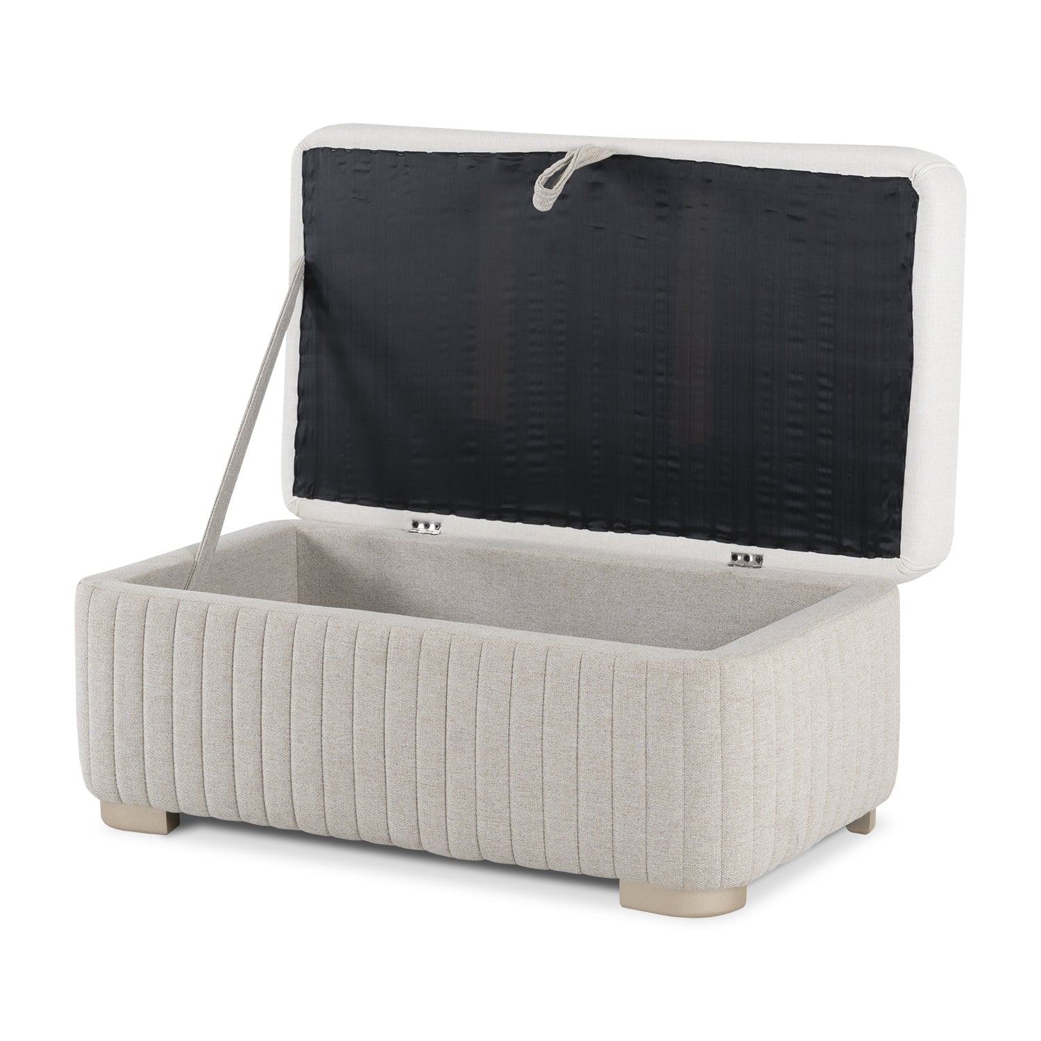 Puff Baul Dior Eurolino Blanco Puro Beige, Champaña