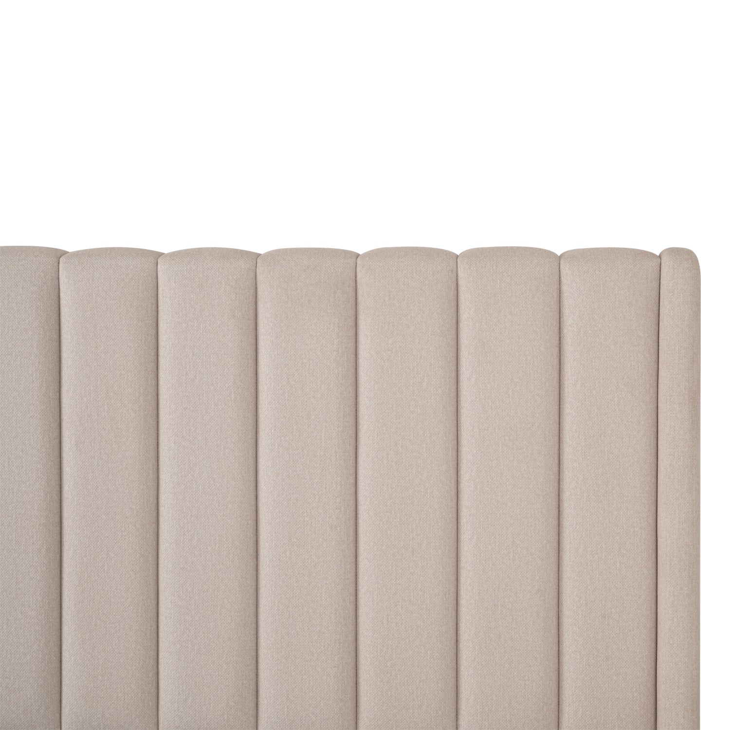 Cama King Harrison Microfibra Crudo, Champaña