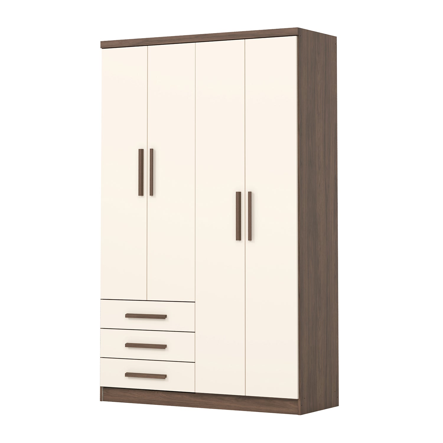 Closet Moratti 121X195X46 Natural, Off White