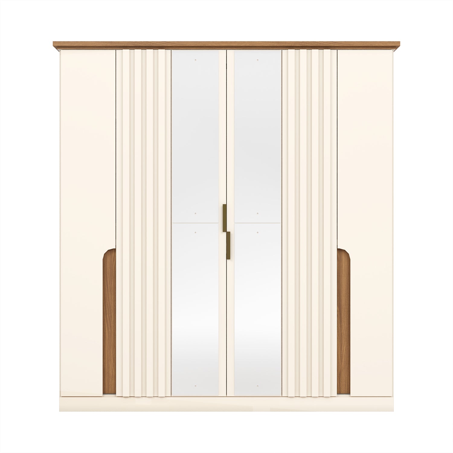 Closet Toby 187X200X52 Off White, Natural