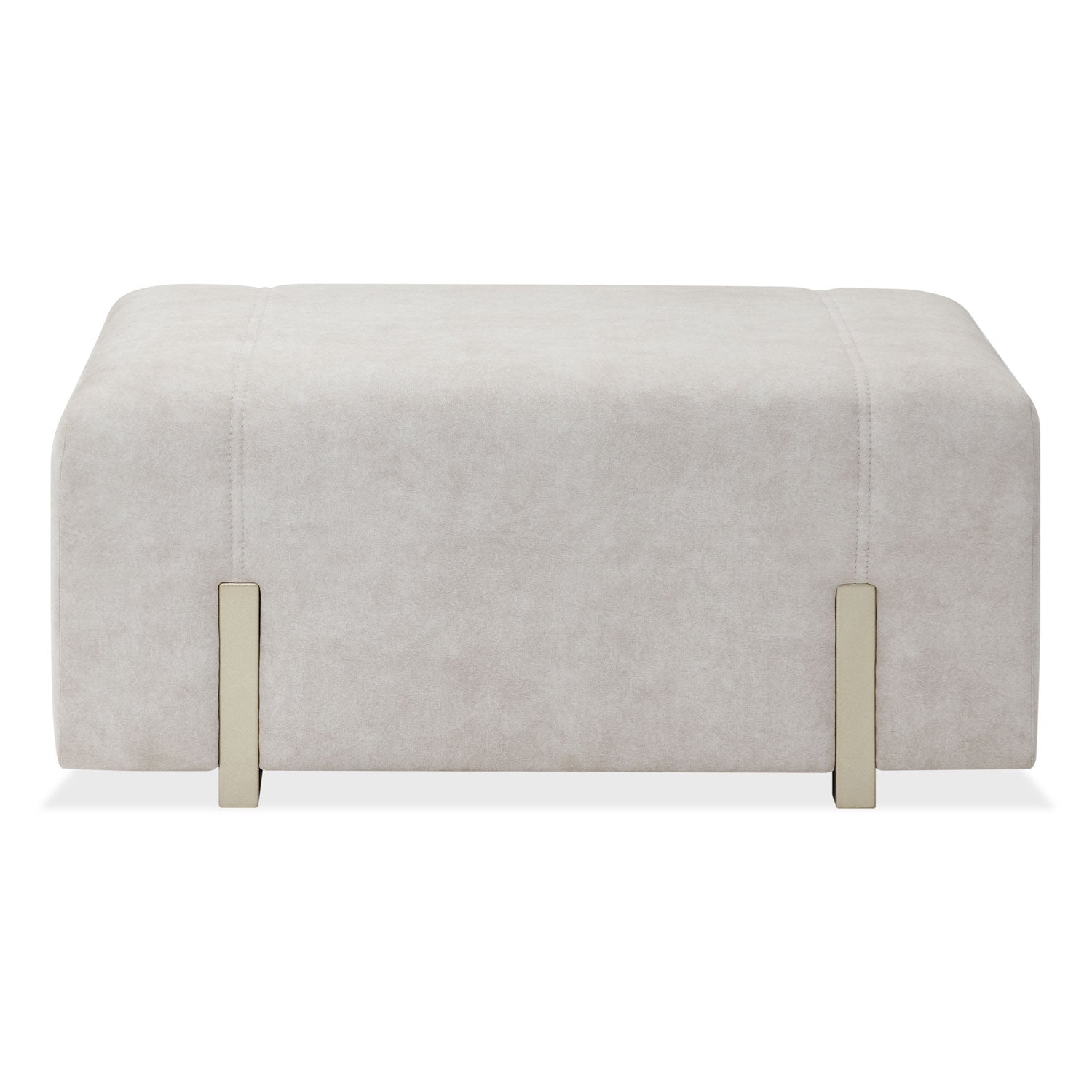 Puff Sevilla Velvet Zarem Ivory, Champaña