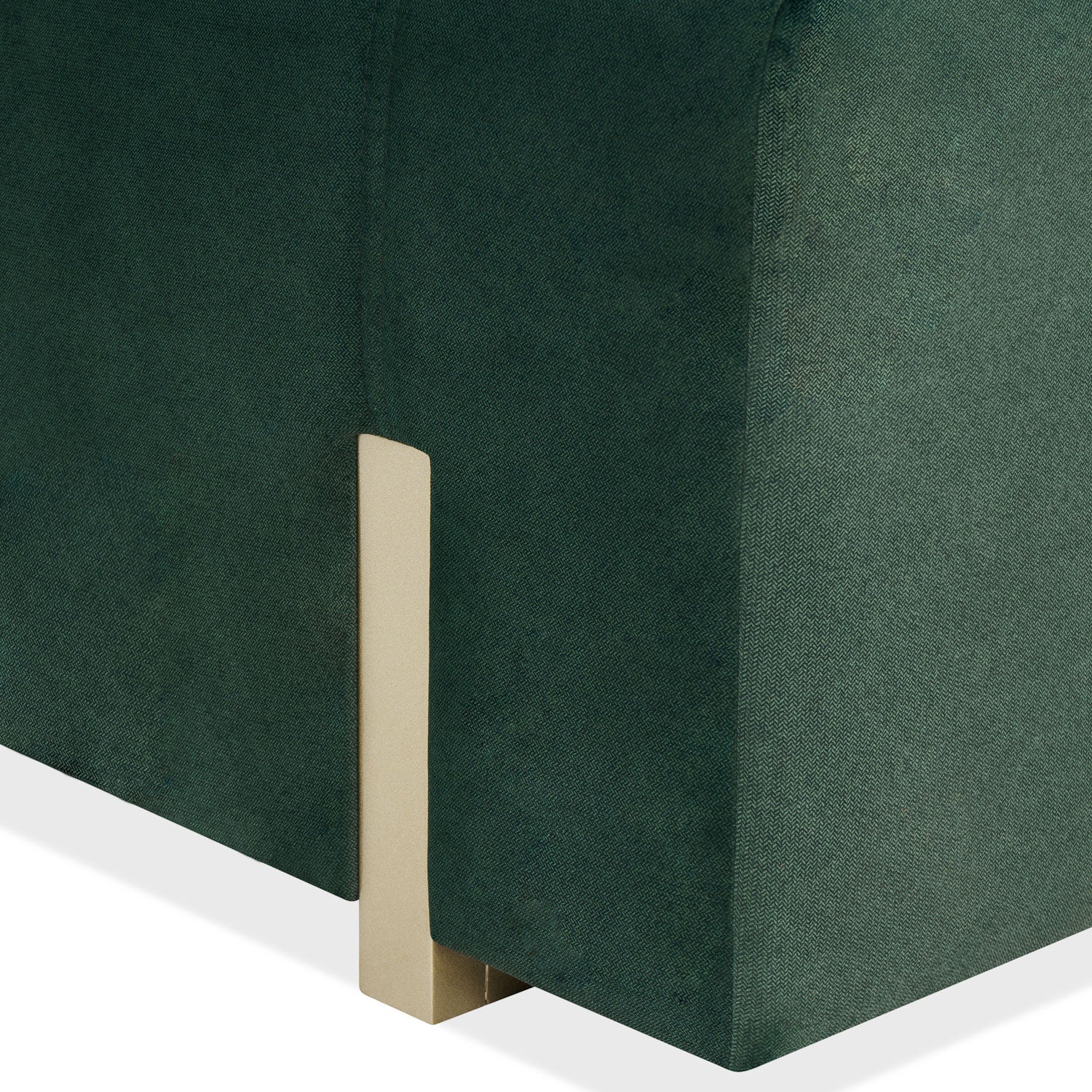 Puff Sevilla Velvet Galicia Verde, Champaña