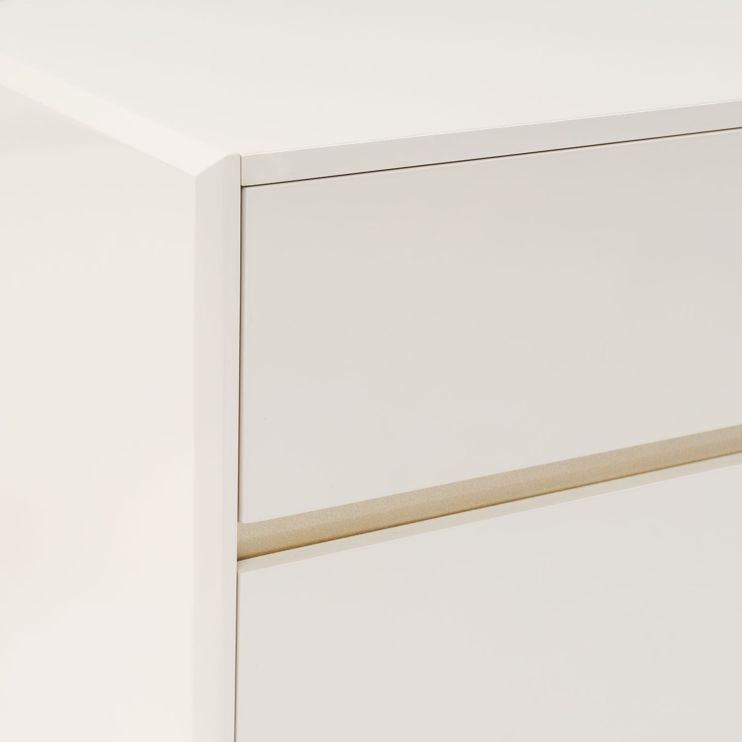 Mesa de Noche Sevilla Greige, Champaña 3 Gavetas