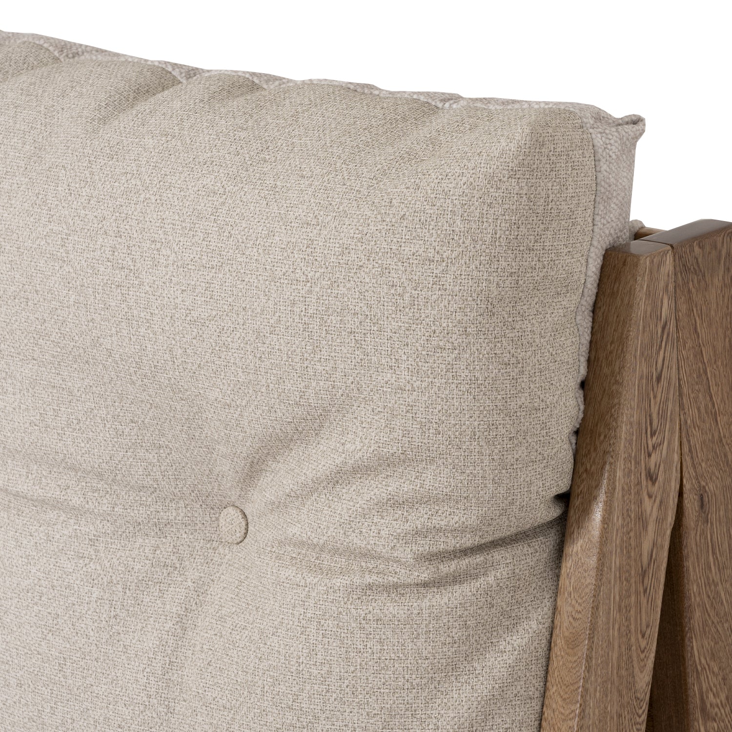 Cama King Alky Crudo, Natural