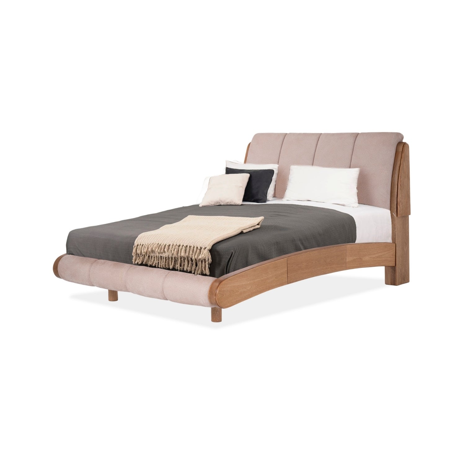 Cama Queen Estambul Beige, Natural