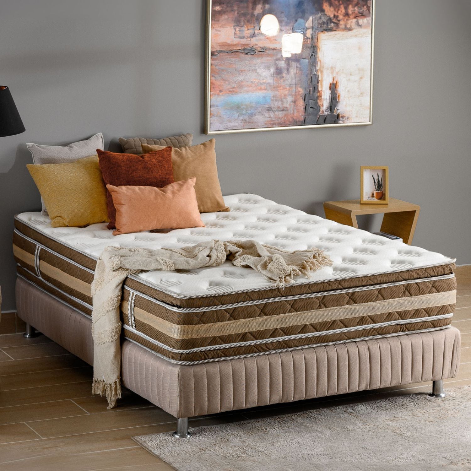 Colchón 1.00 Florencia Doble Pillow Top (Garantia 7 años)