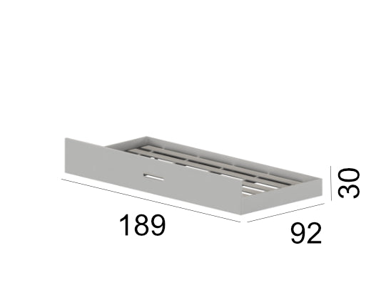 Cama Auxiliar 0.90 Prisma Natural