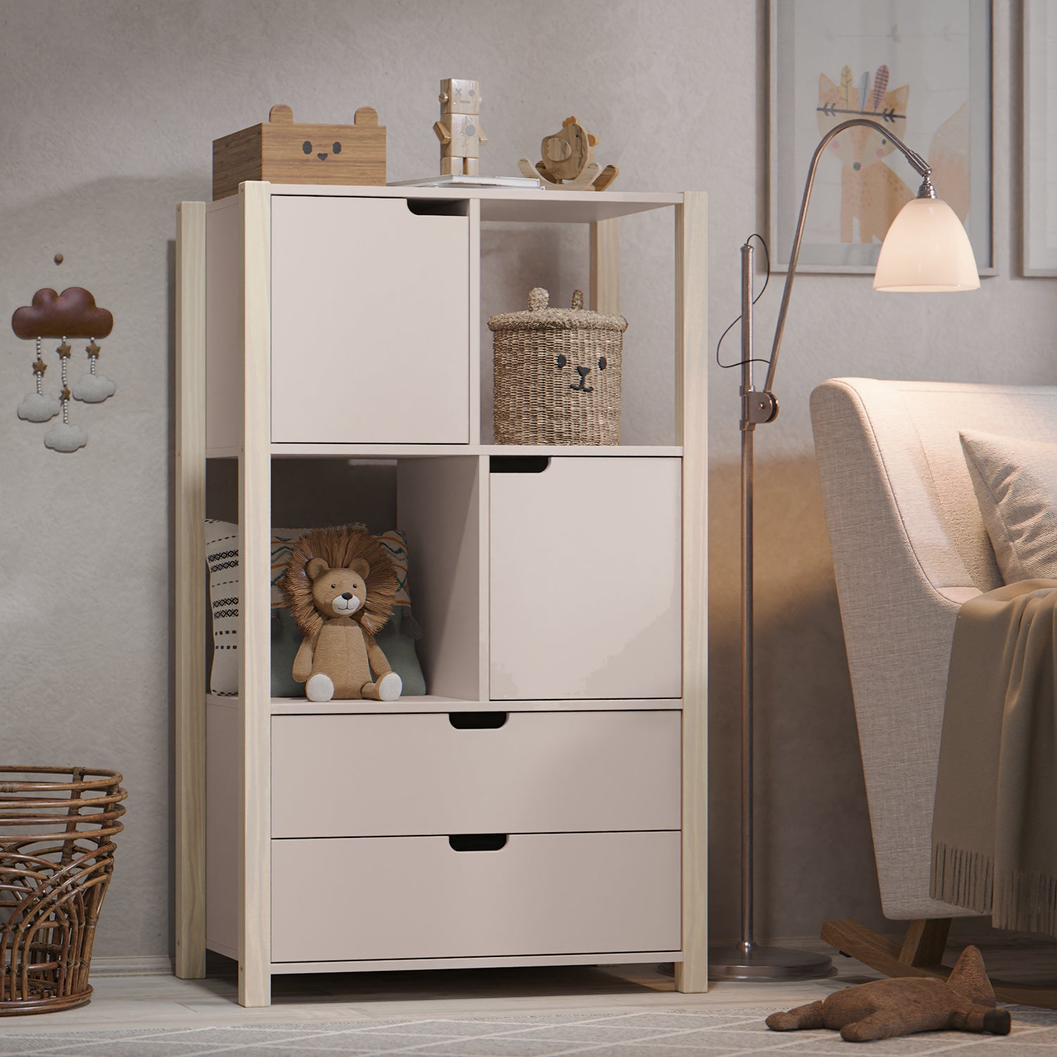 Biblioteca Amalia Rosa, Natural 75X125X43