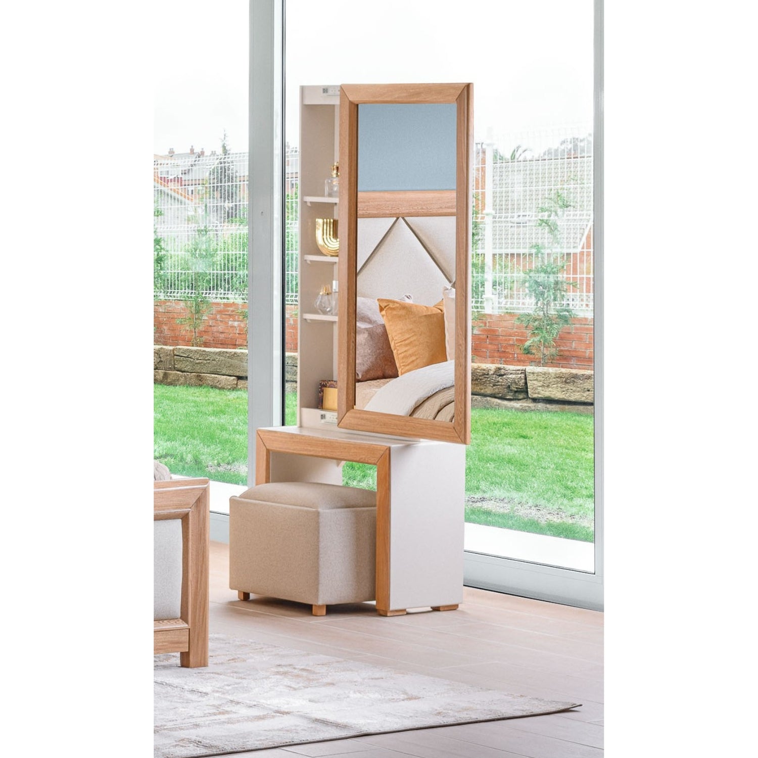 Tocador Marriot Natural, Off White