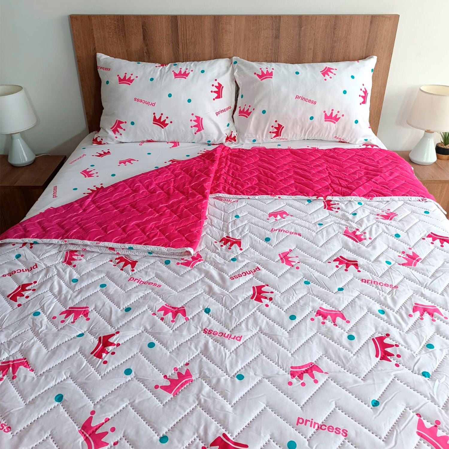 Edredon Sencillo Sirena Combo J-Cama