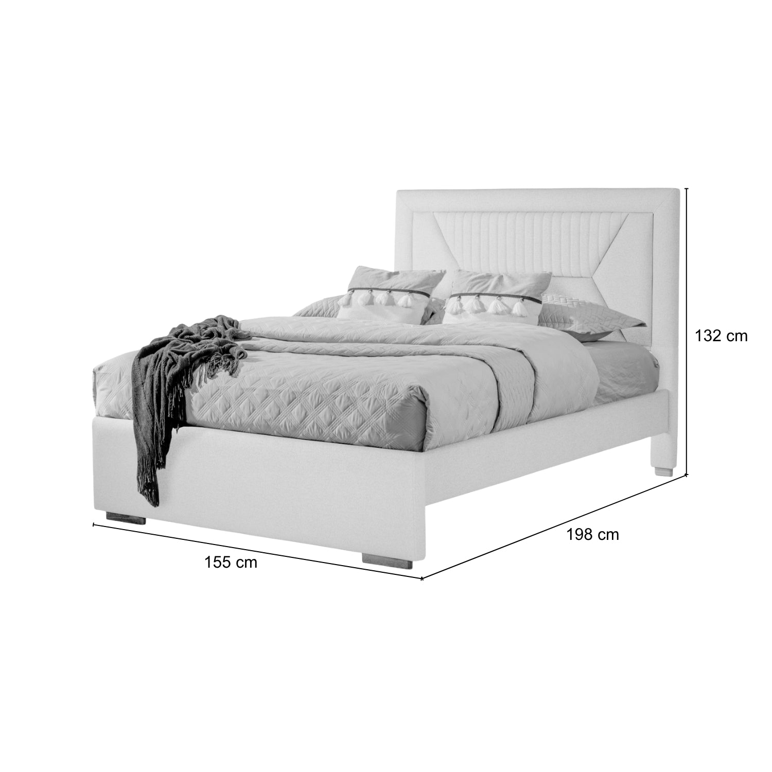 Cama Doble Praga Eurolino Bali Beige