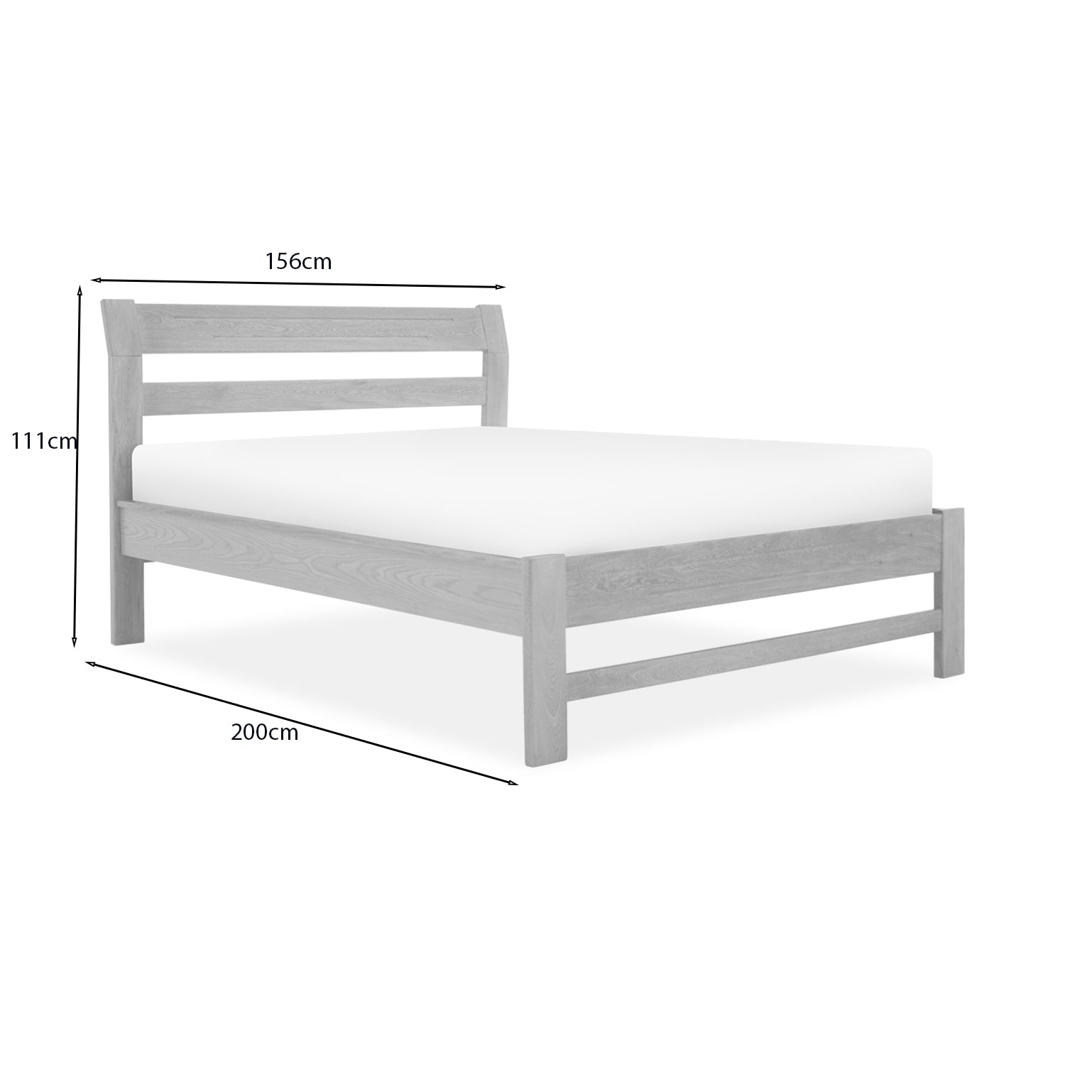 Cama Doble Niko Natural