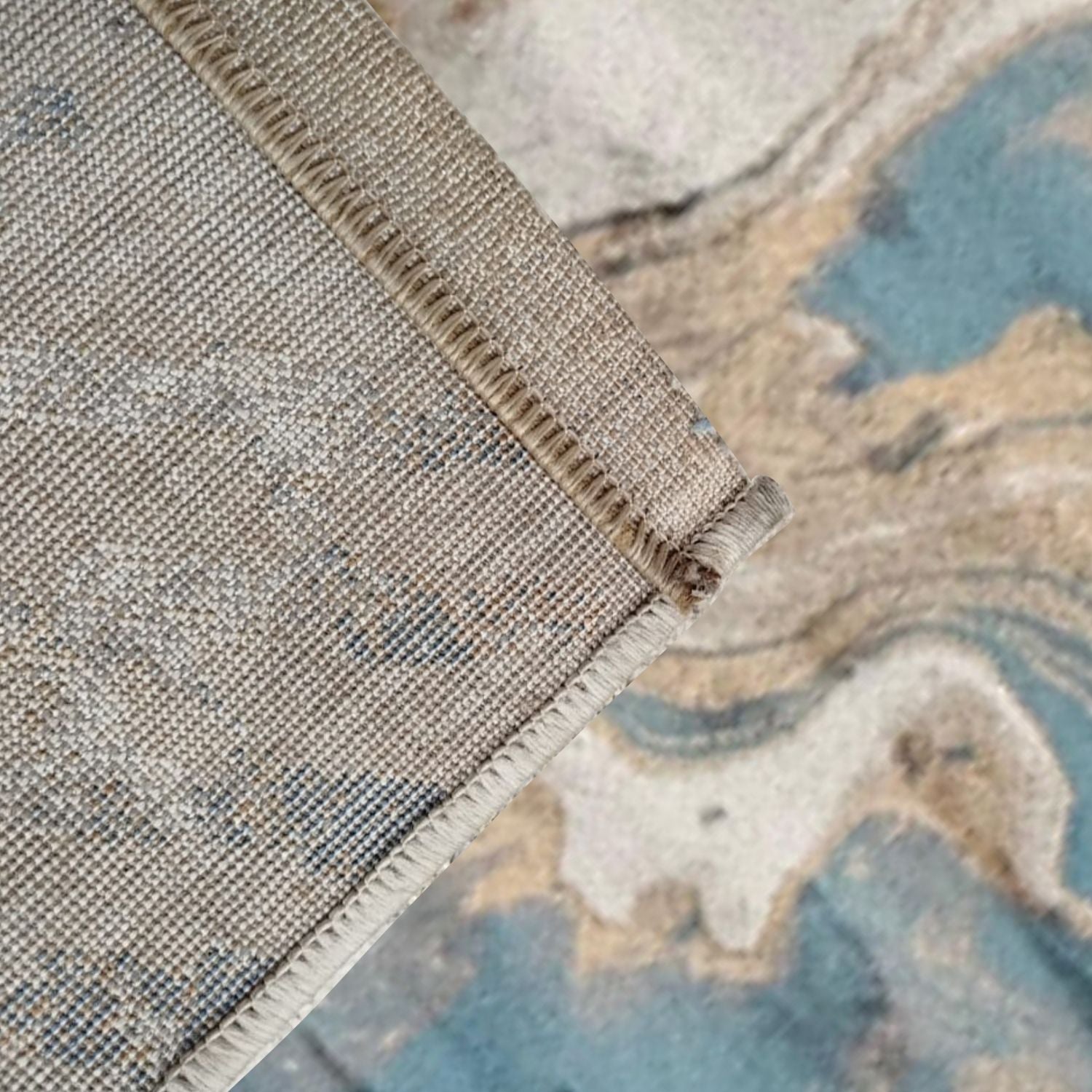 Alfombra 120X170 Zenda Dorado Azul 200