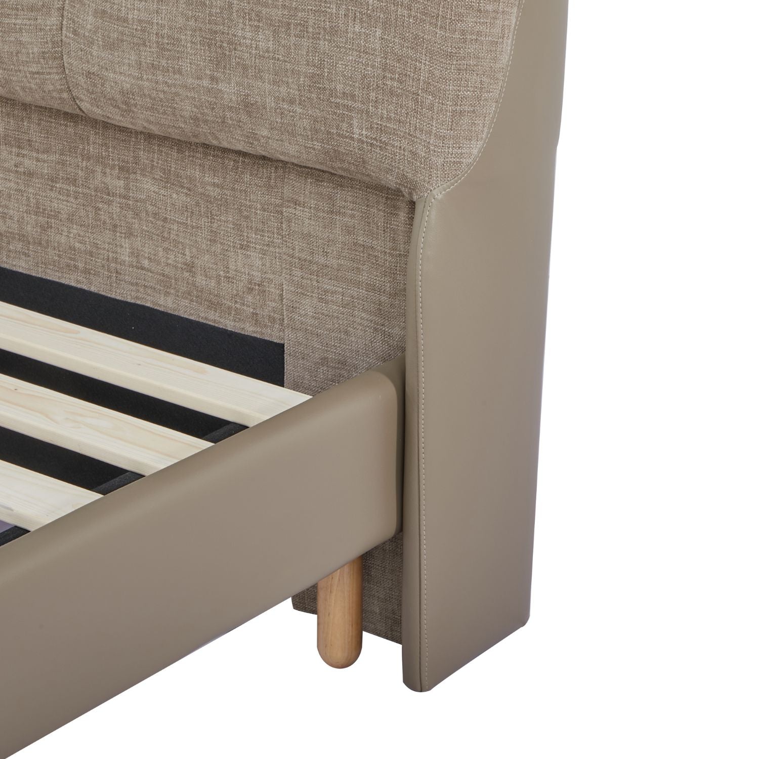 Cama Doble Loft Taupe