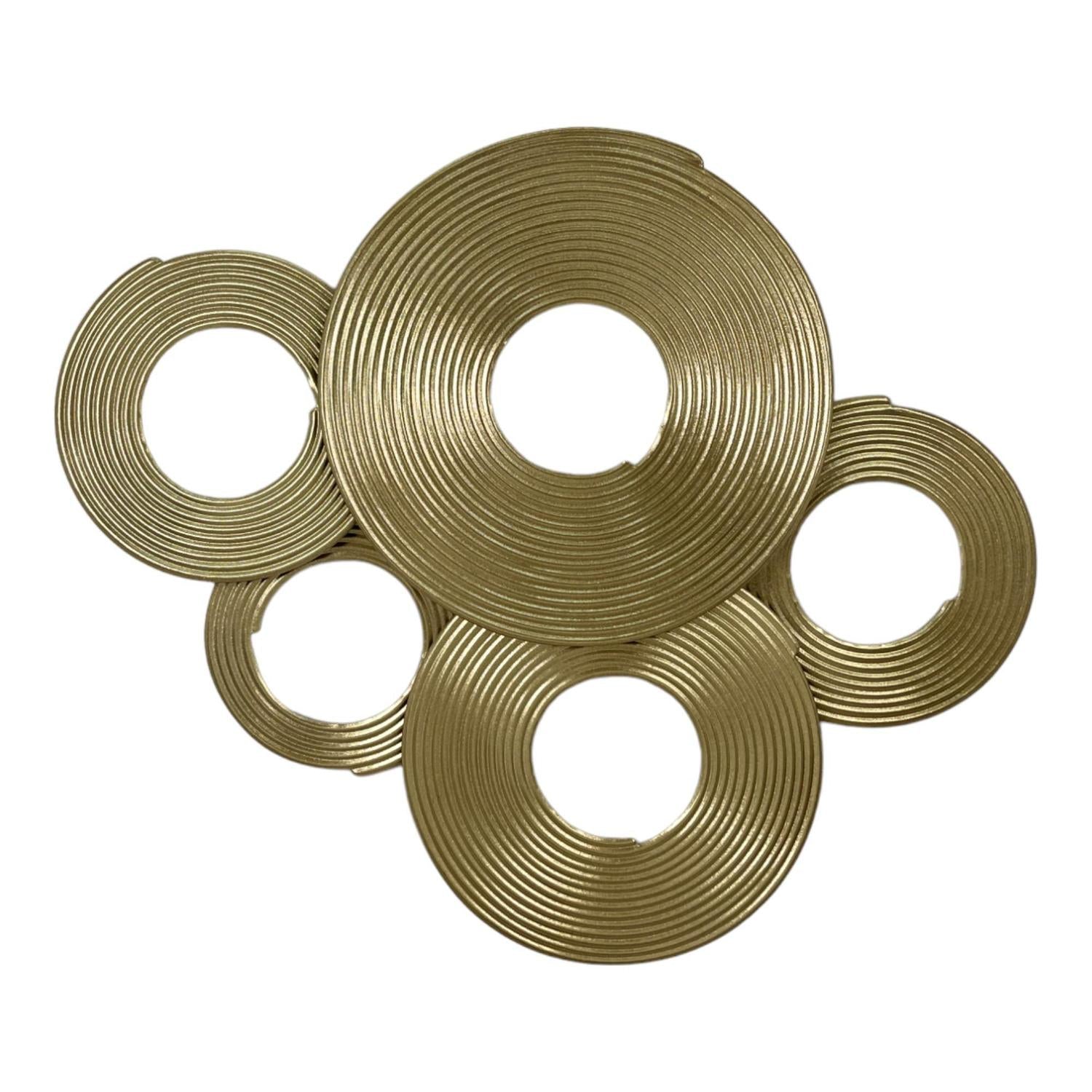 Apliques 97.5X4.5X81 Dorado Discos F243