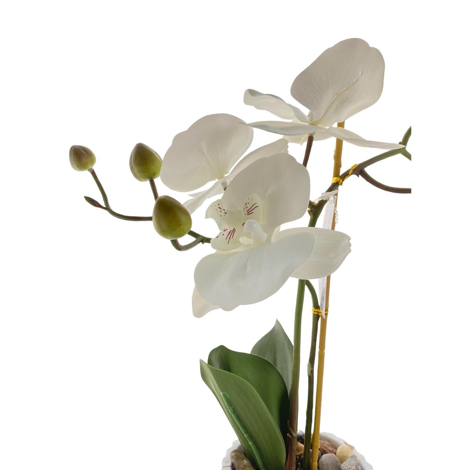 Planta Artifi 20X15X40 Blanca Orquidea F243