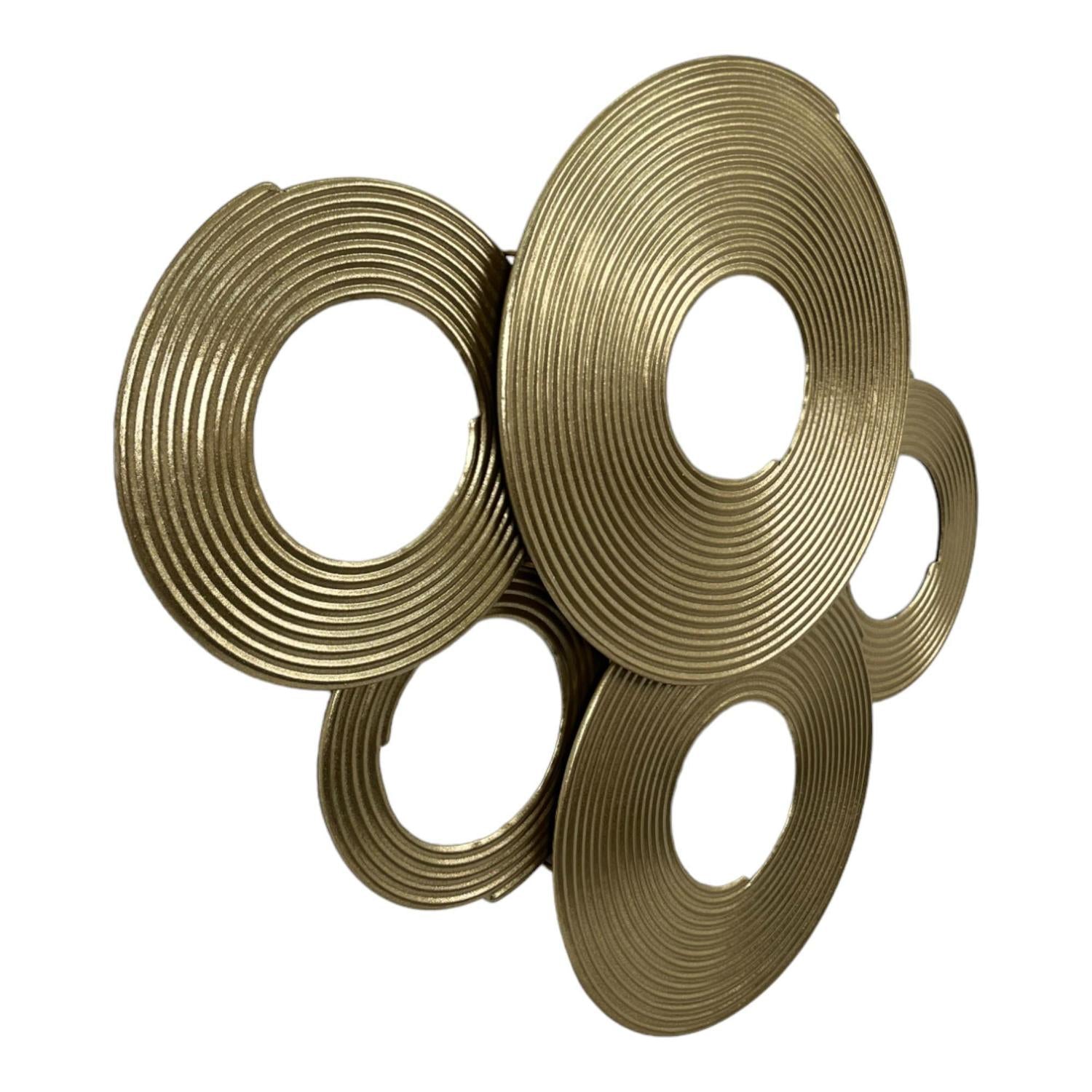 Apliques 97.5X4.5X81 Dorado Discos F243