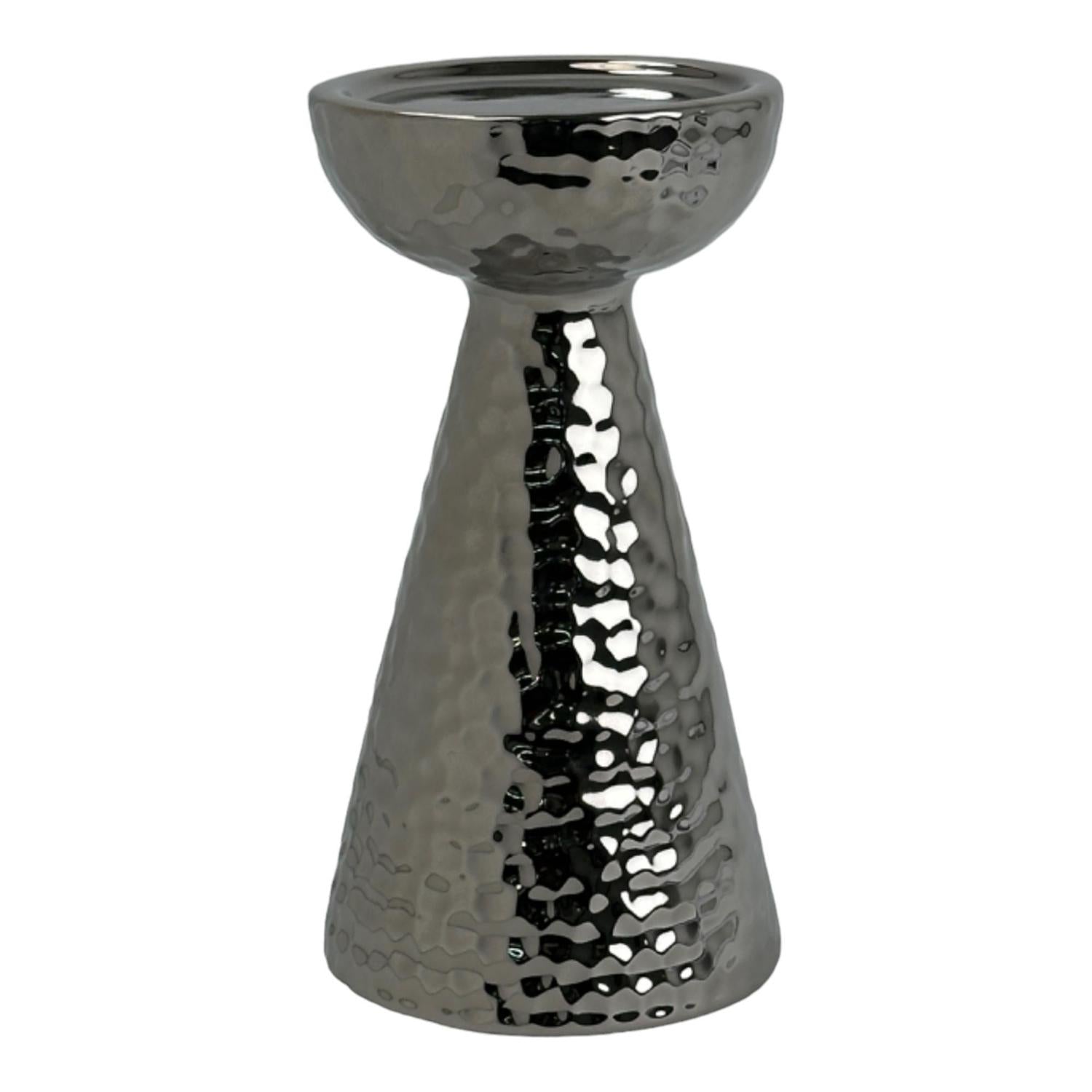 Candelabr 10.5X10.5X19.5 Moon Plata F243