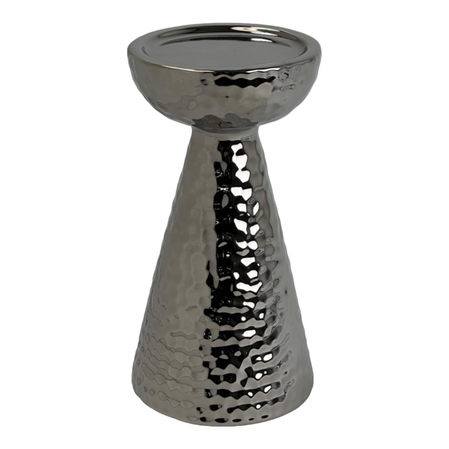 Candelabr 10.5X10.5X19.5 Moon Plata F243