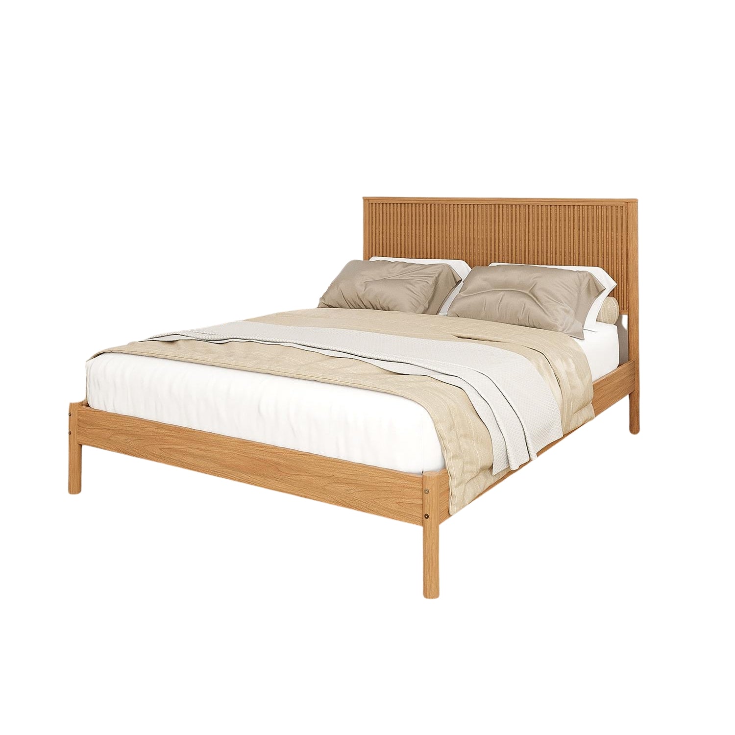 Cama Doble  Aurum Natural