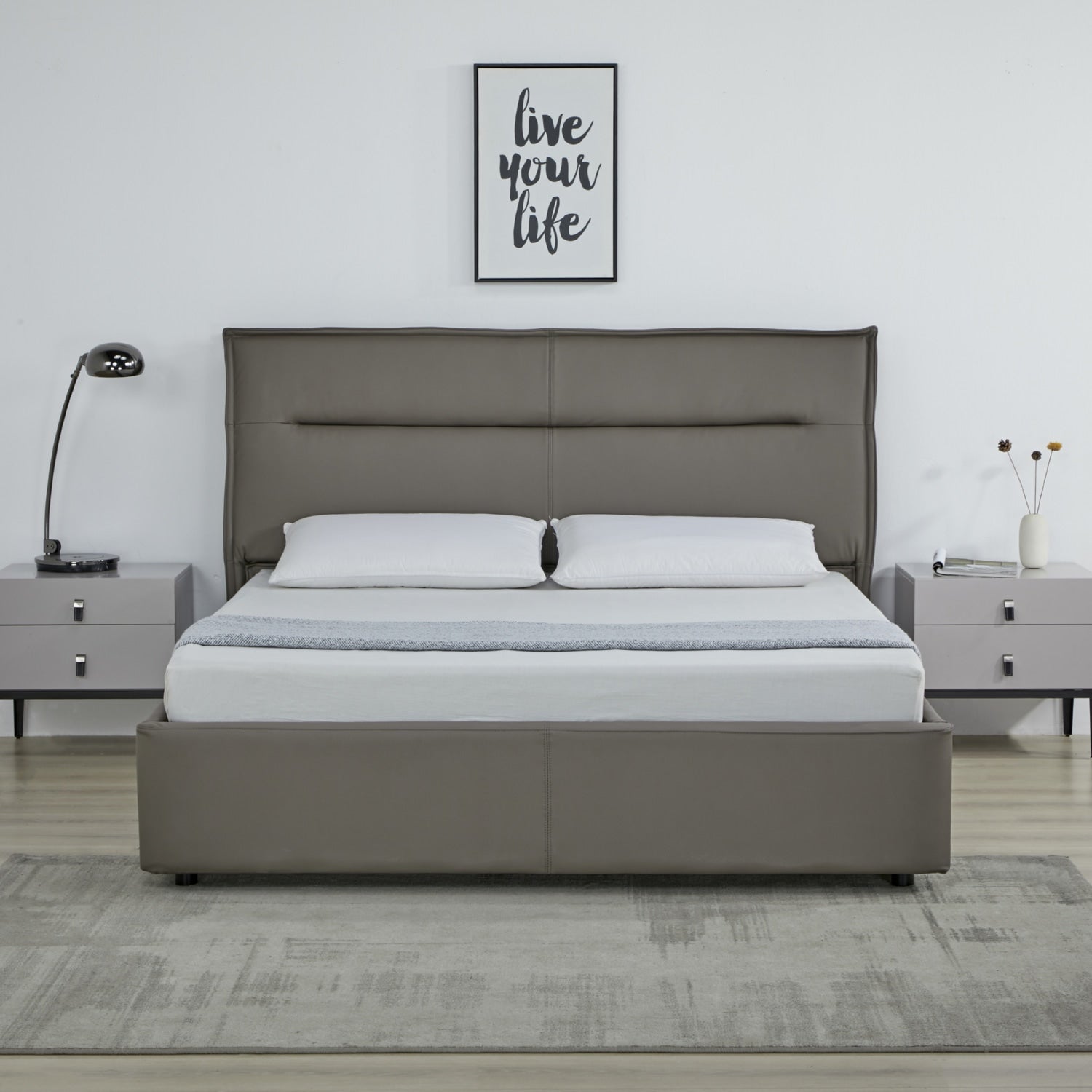 Cama Queen Luka Plomo