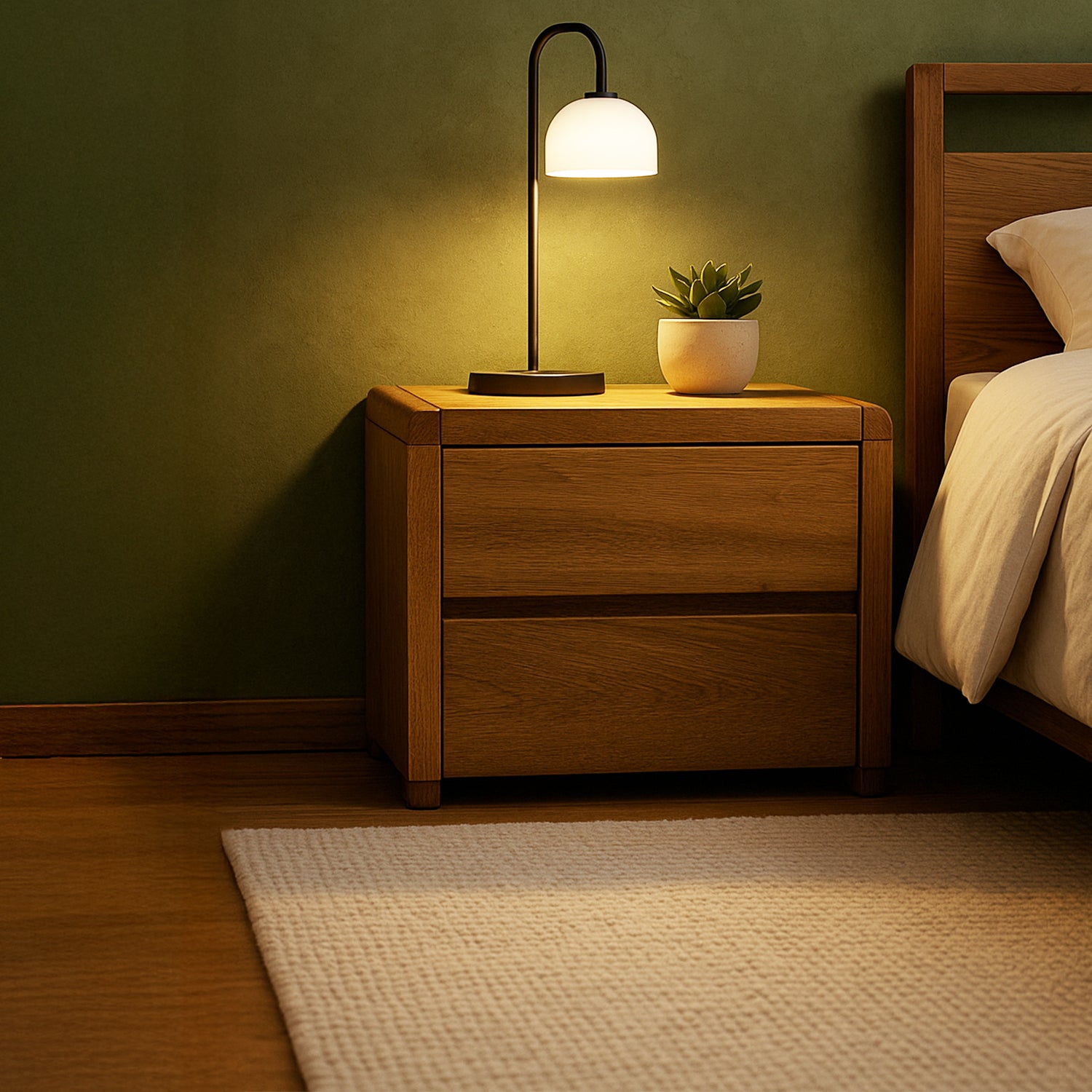 Mesa de Noche Calvin Natural