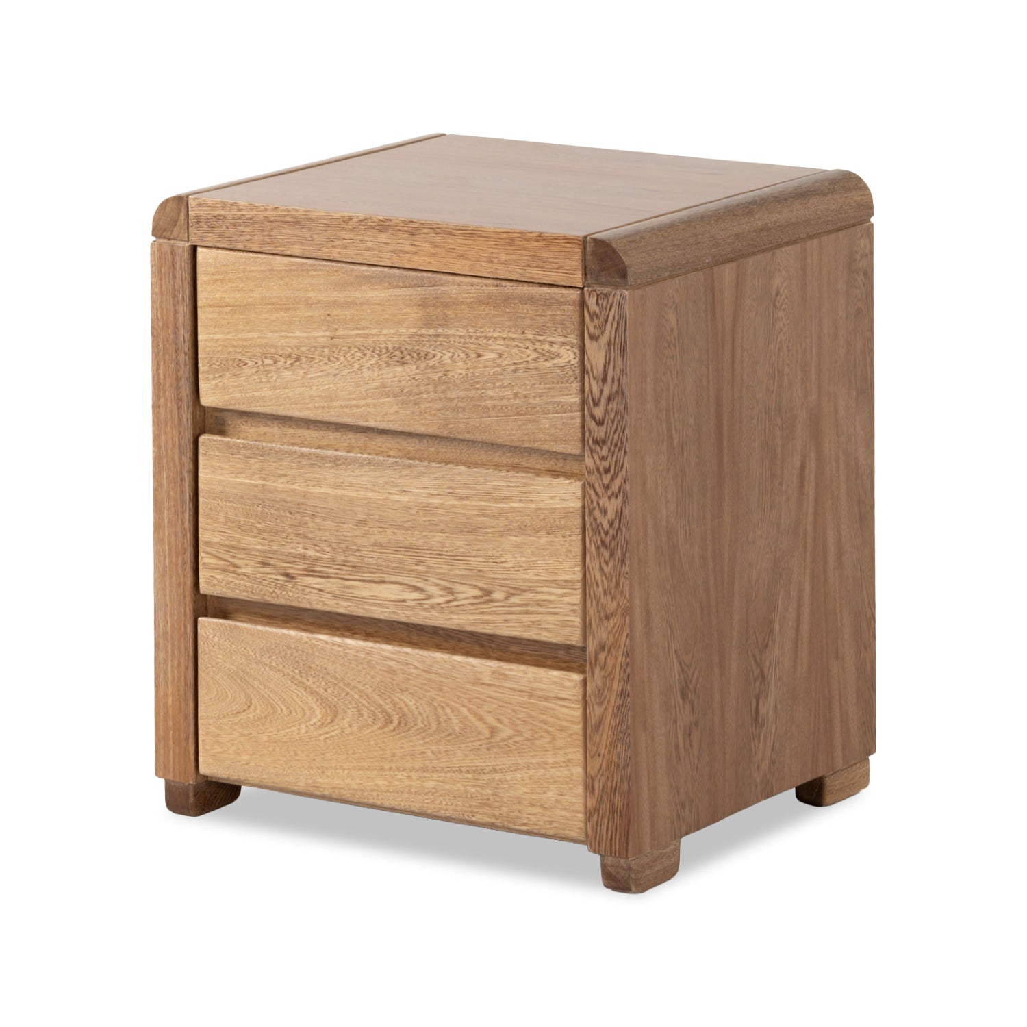 Mesa de Noche Calvin Natural 3 Gavetas