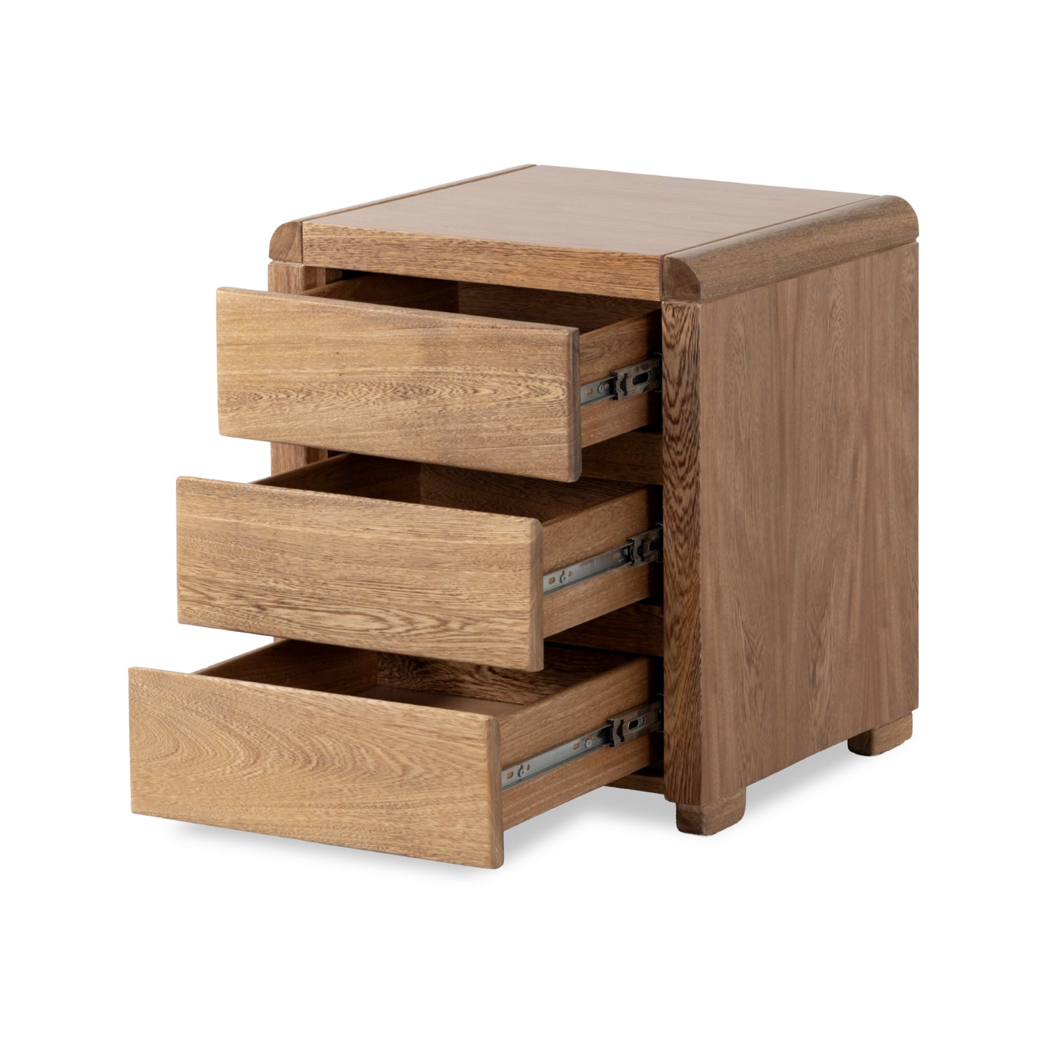 Mesa de Noche Calvin Natural 3 Gavetas