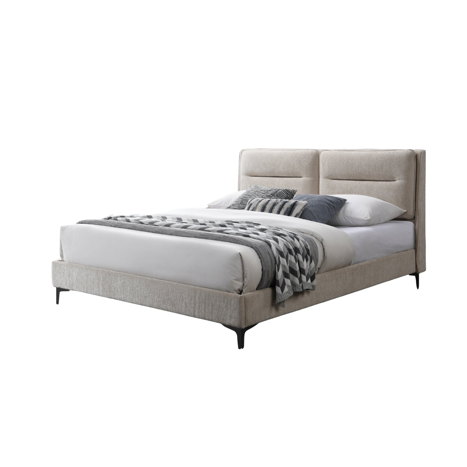 Cama Queen Barton Beige
