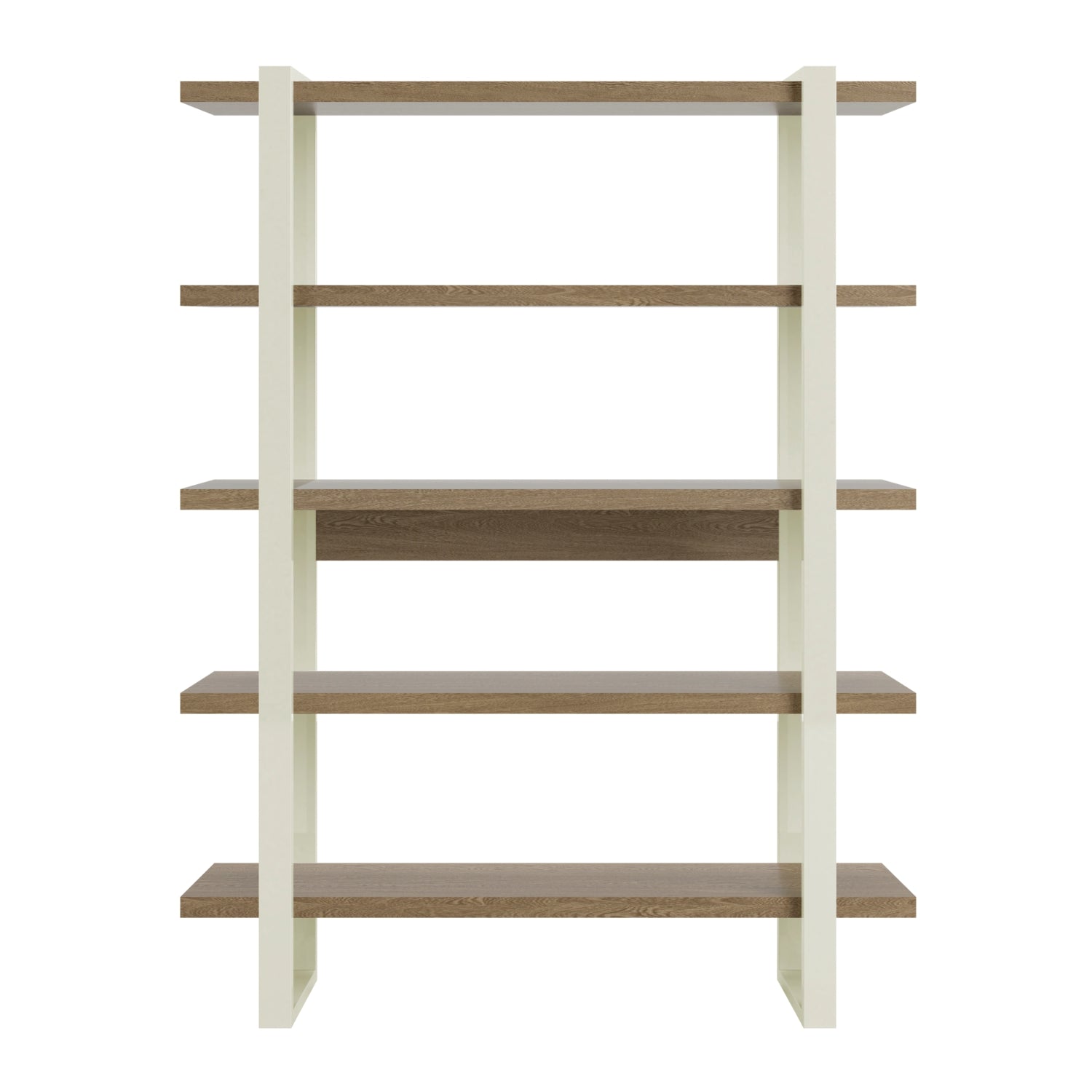 Biblioteca Denzel Off White, Natural 135X175X34