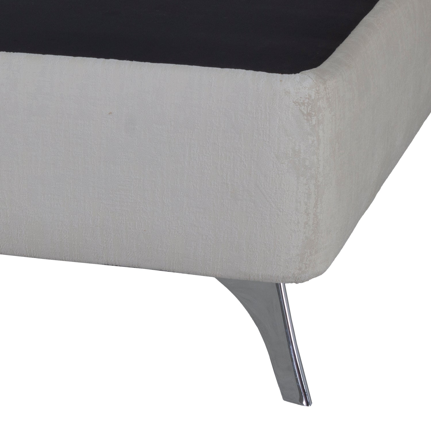 Base Cama Semi Doble Harrison Microfibra  Beige