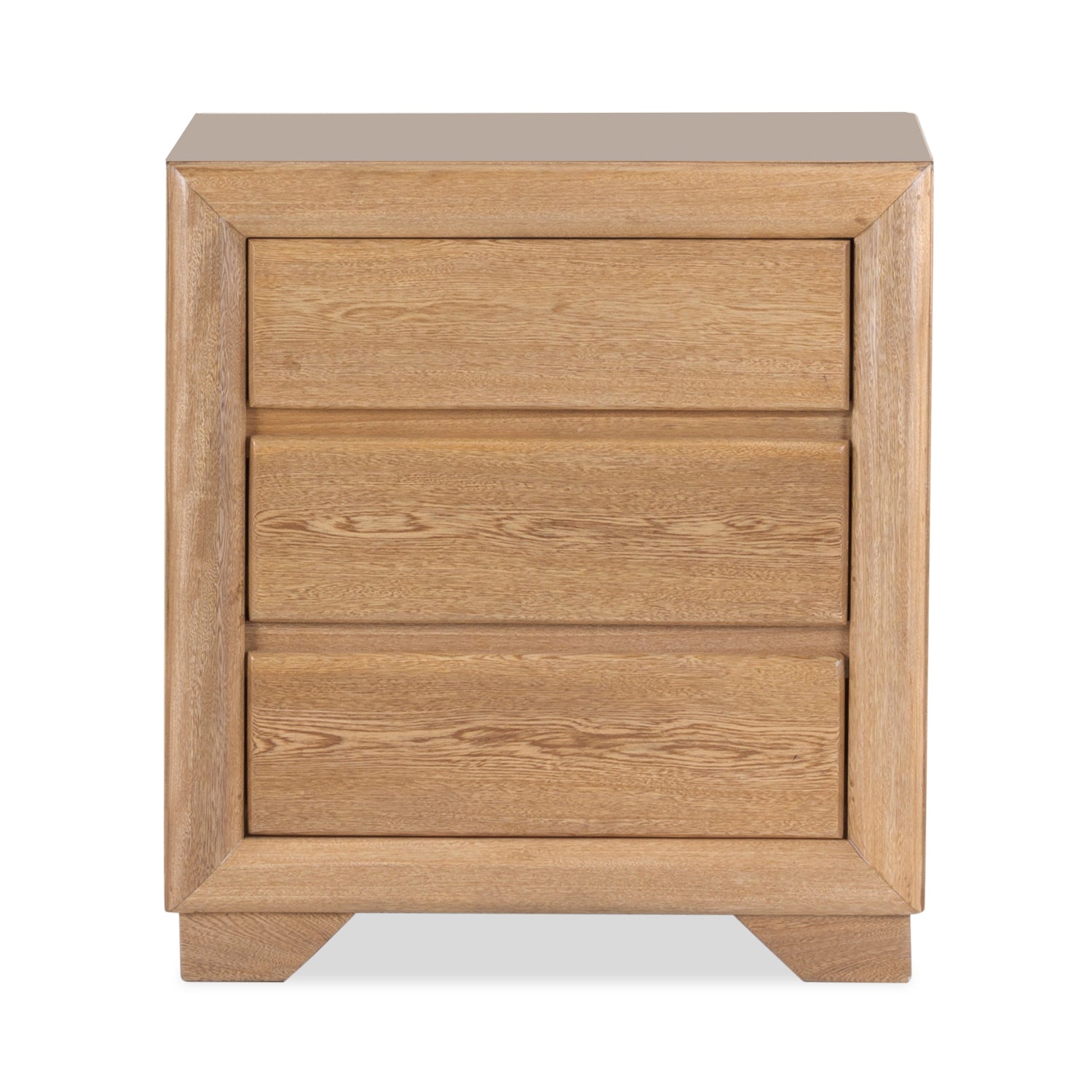 Mesa de Noche Marbella Taupe Perla, Natural*