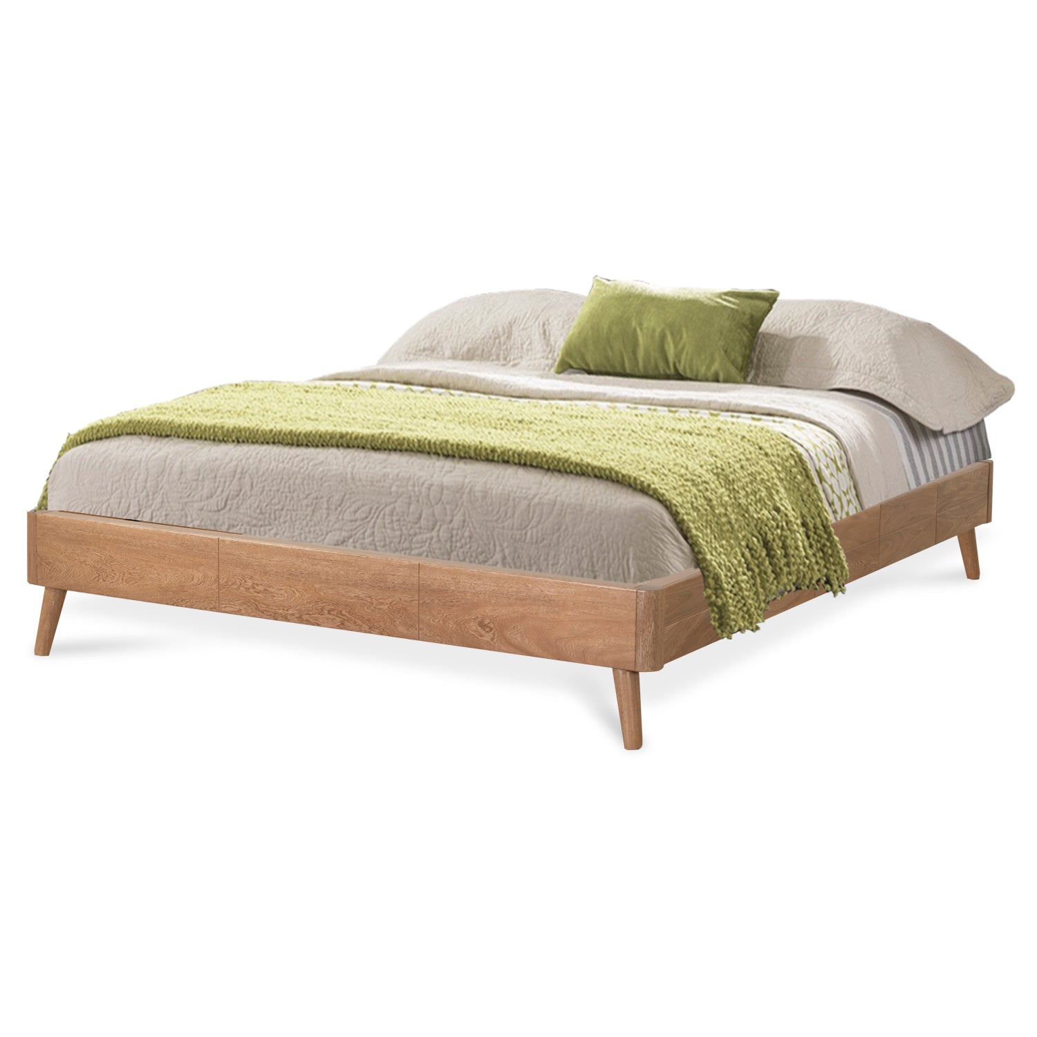 Base Cama Doble Lerner Natural