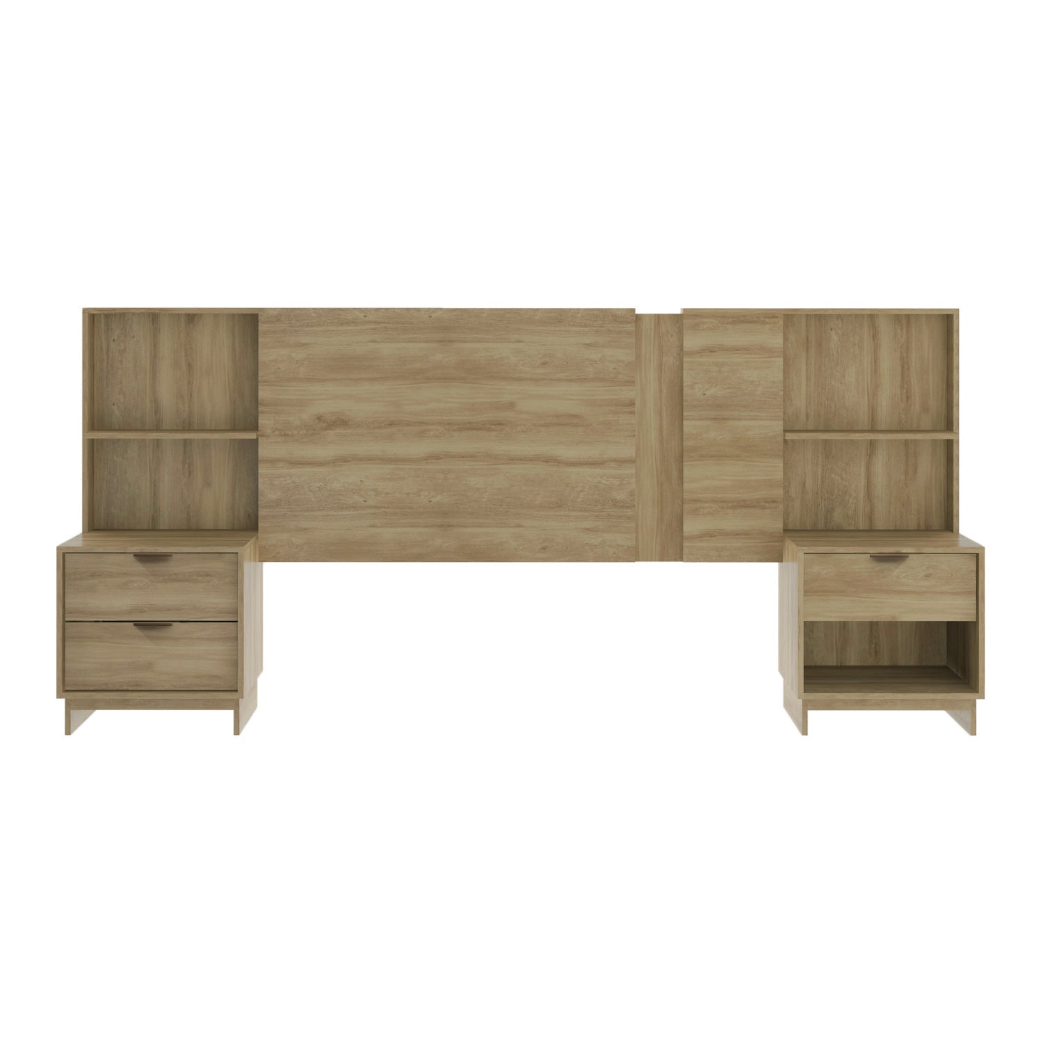 Cabecera 160 Ceratto Natural Flex + Nochero*