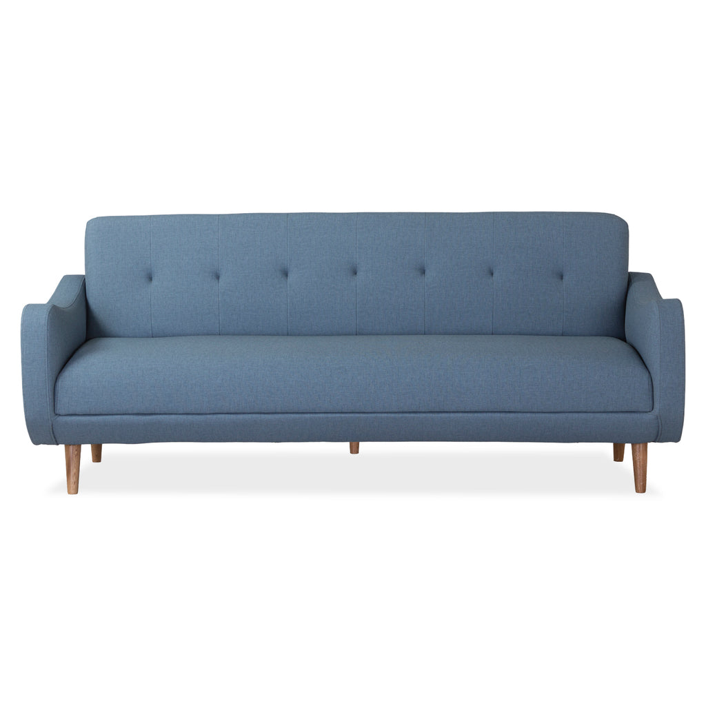 Sofá cama ethan eurolino azul acero Muebles Jamar