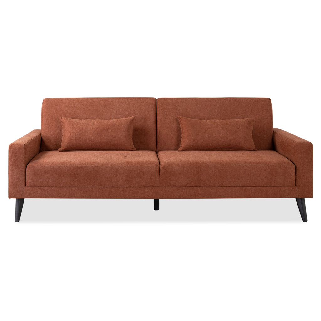 Sofá cama dostin microfibra oklahoma terra, plomo Muebles Jamar