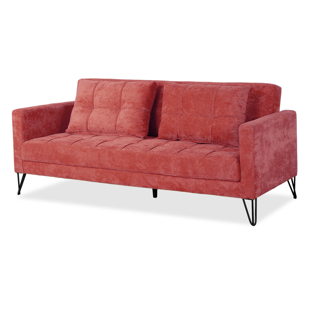 Sofa cama tebas chenille coral Muebles Jamar