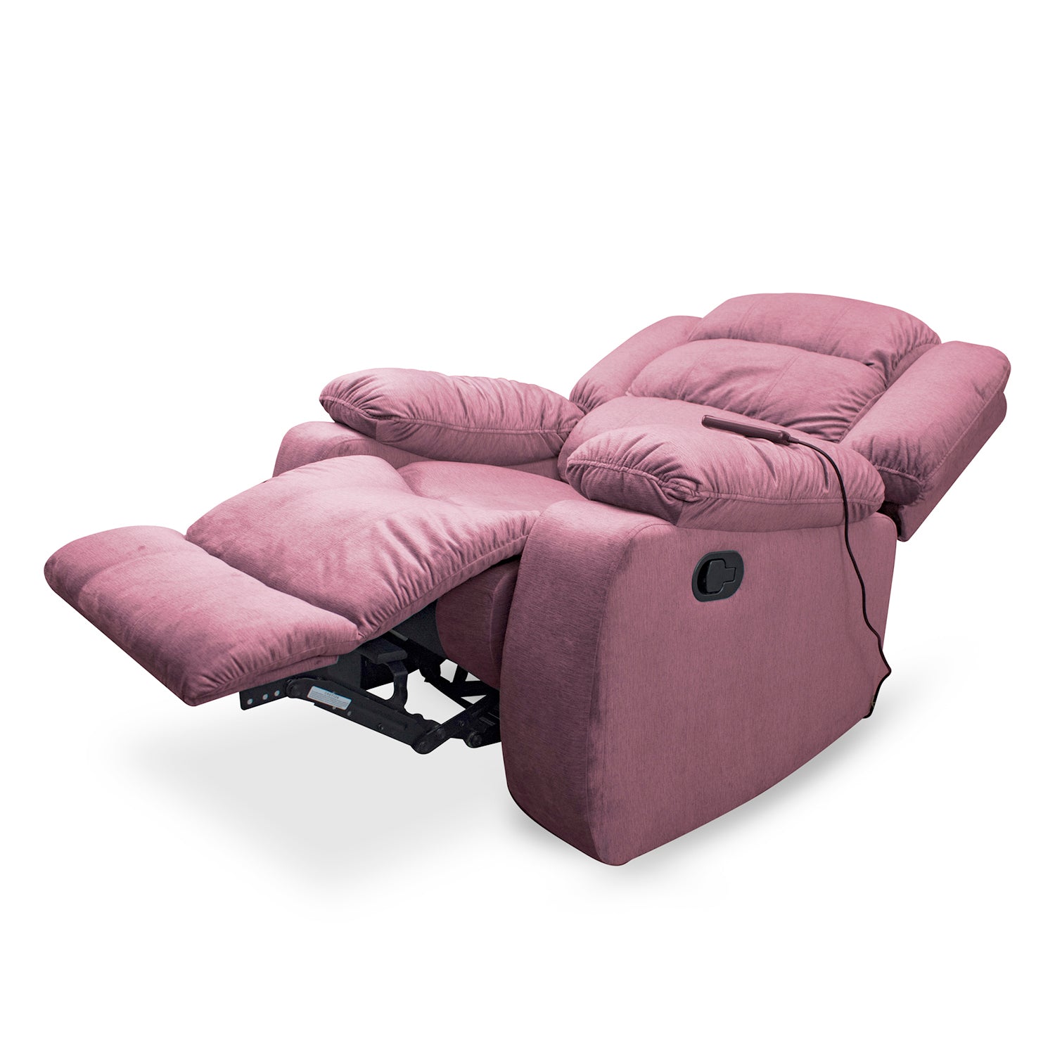 Sillón Reclinable Masajeador Nico Velvet Suprema Rosa