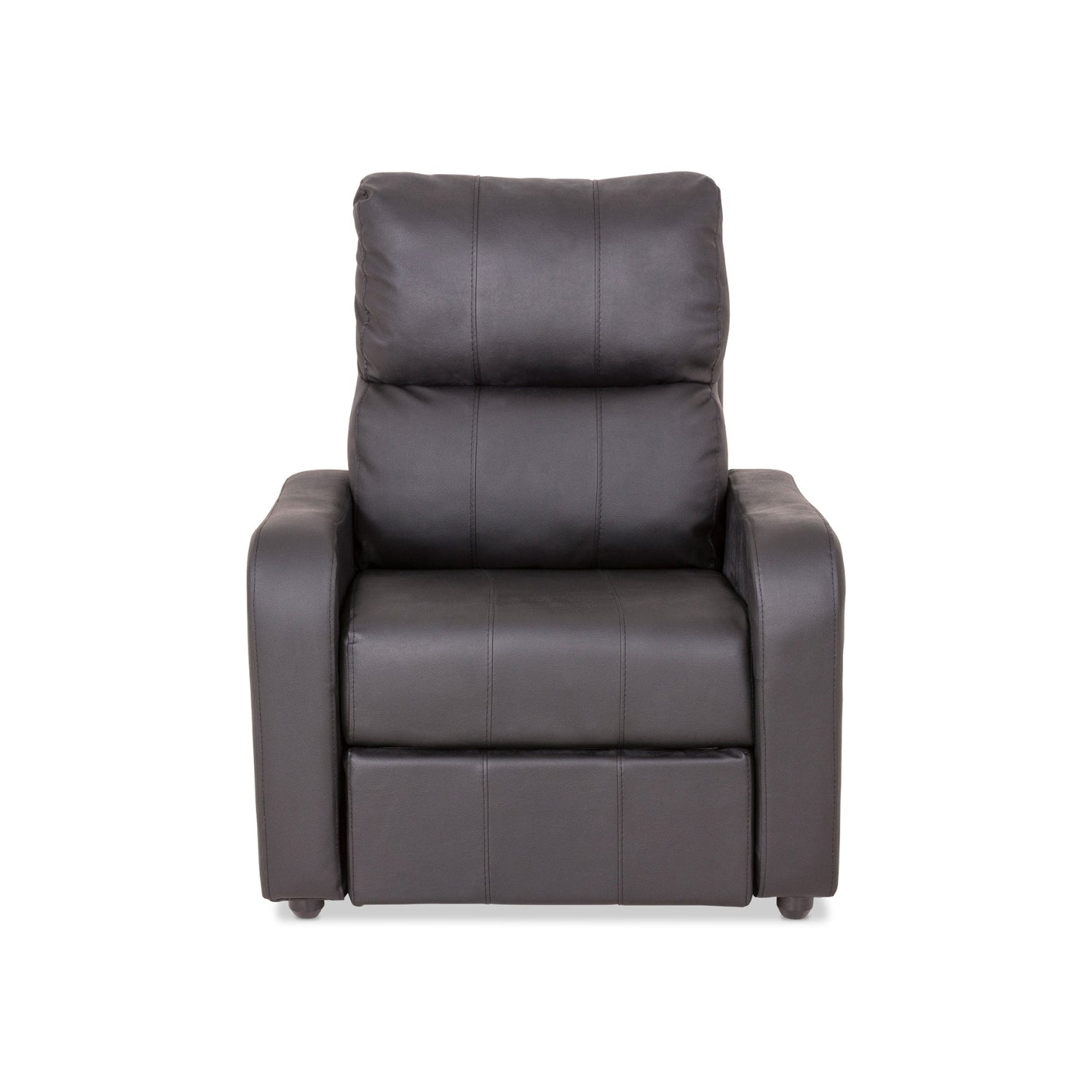Silla Reclinable Daytona Eurocuero Negro
