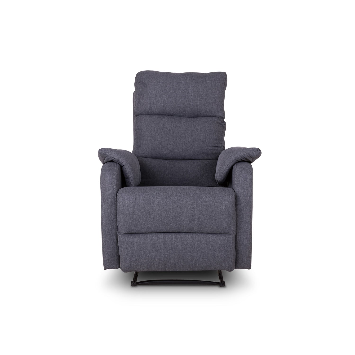 Sillón Reclinable Sensacion Lino Gris Humo