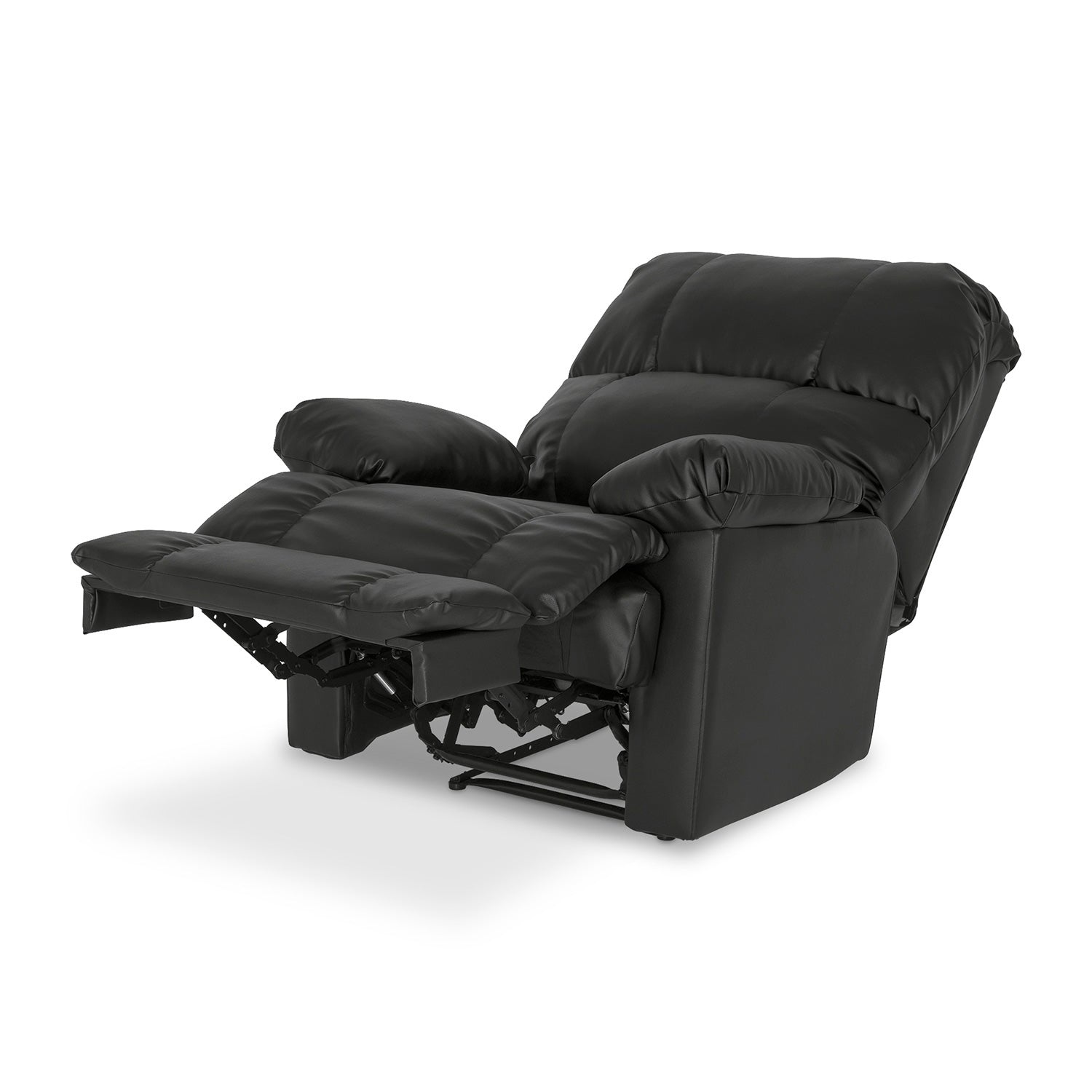 Sillón Reclinable Curitiba Eurocuero Negro