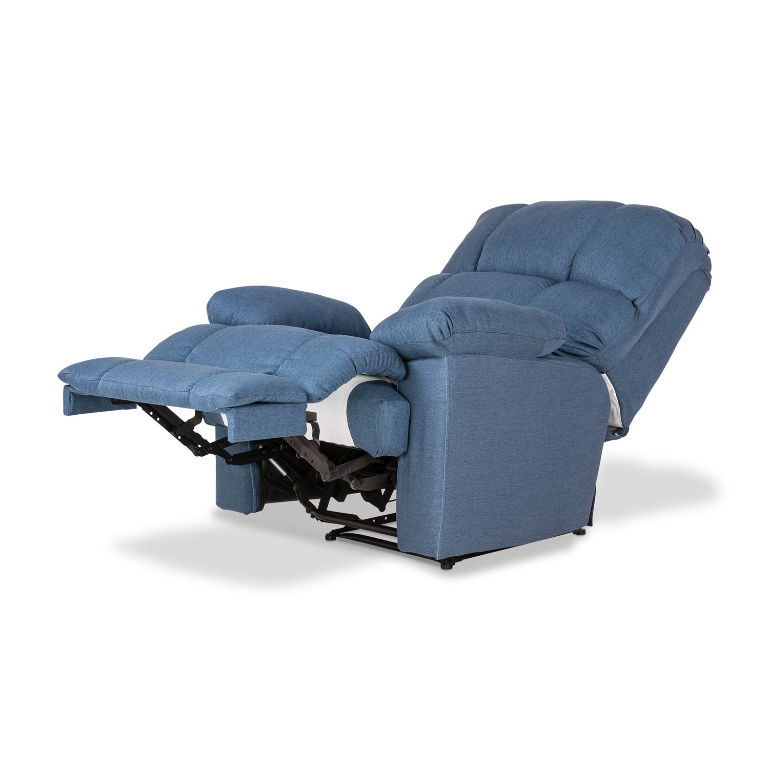 Sillón Reclinable Curitiba Microfibra Azul