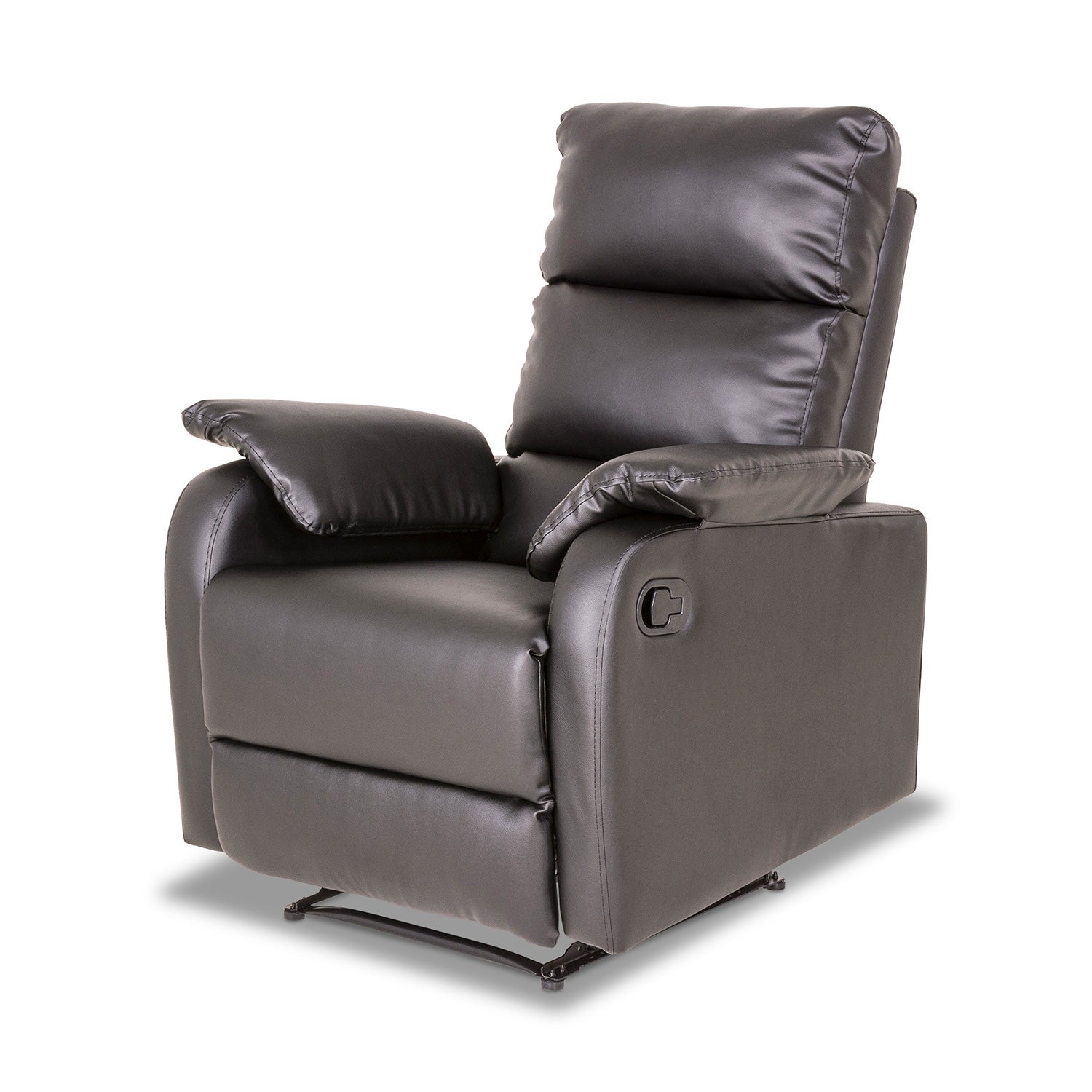 Sillón Reclinable Sensacion Eurocuero Furi Negro