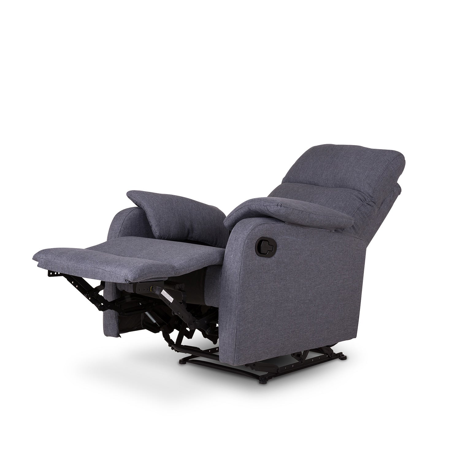 Sillón Reclinable Sensacion Lino Gris Humo