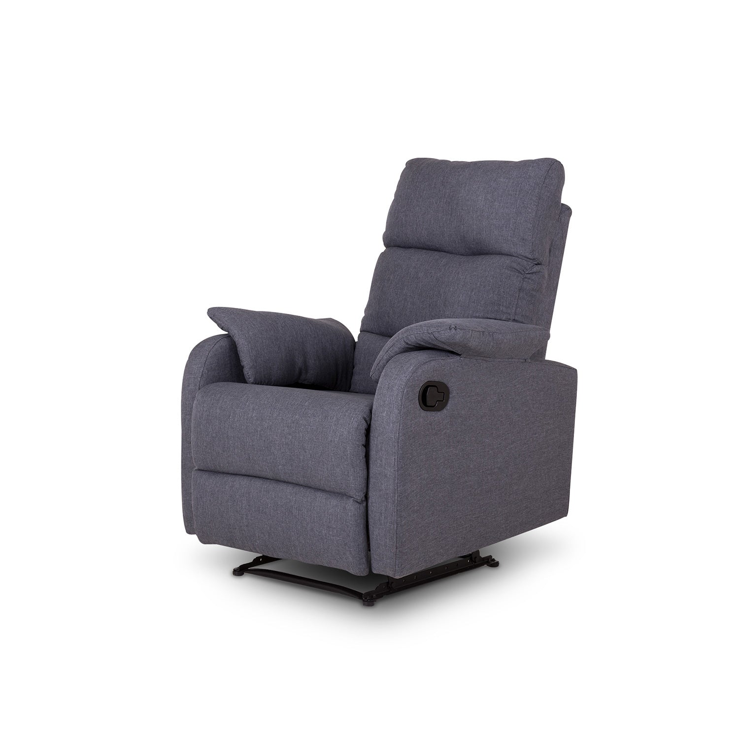 Sillón Reclinable Sensacion Lino Gris Humo