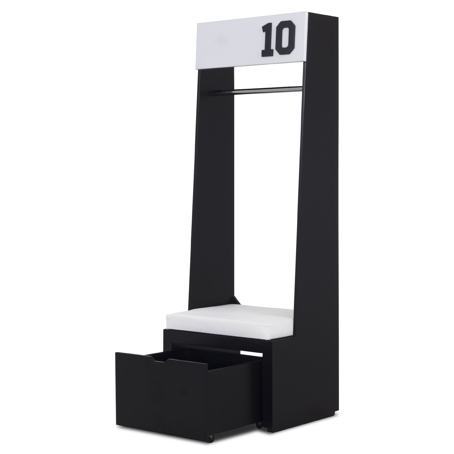 Comoda Infantil Futbol Blanco, Negro